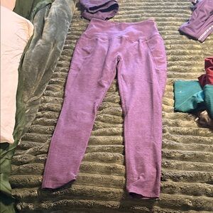 Purple Active Leggings